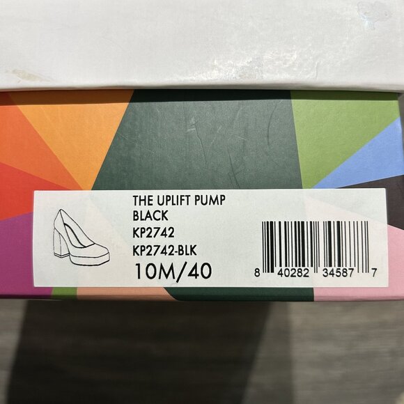 NEW Katy Perry Size 10 Uplift Pump Platforms Chunky Block Heels Black - Picture 3 of 12